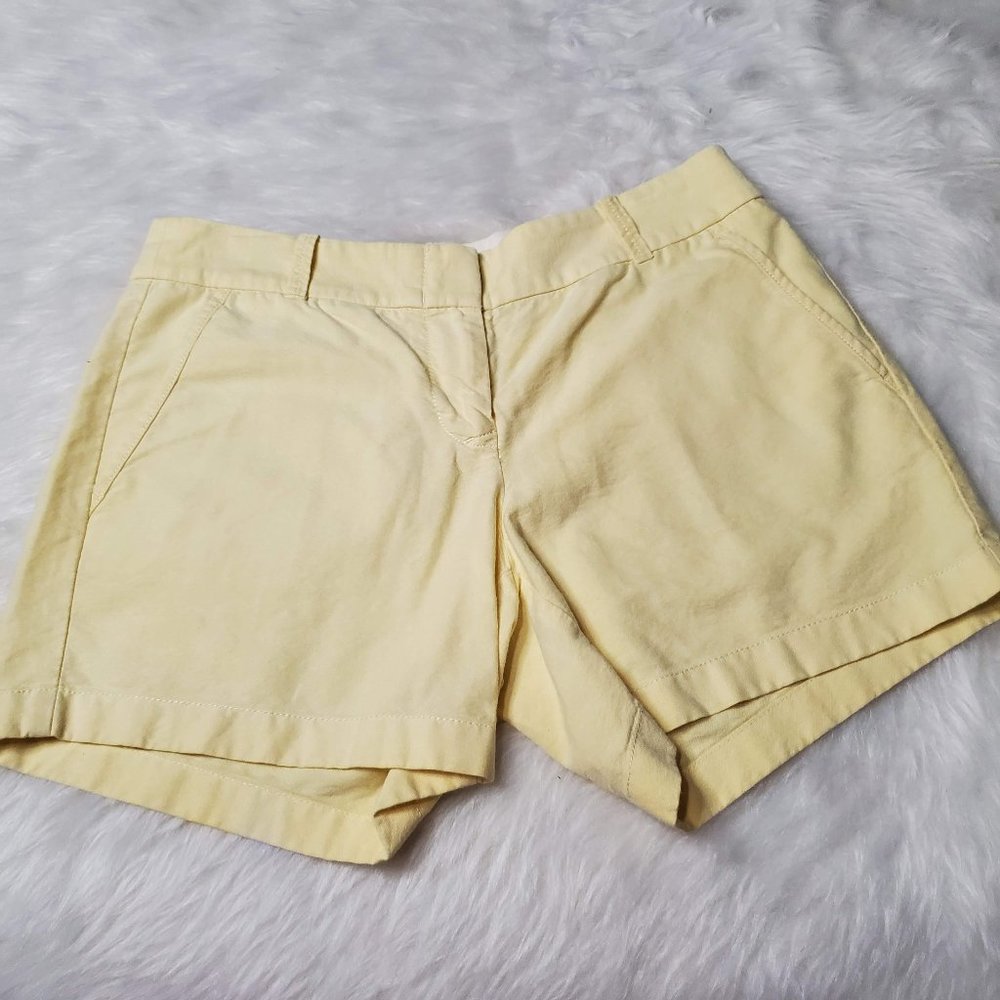 J. Crew Soft Yellow Chino Shorts, 2